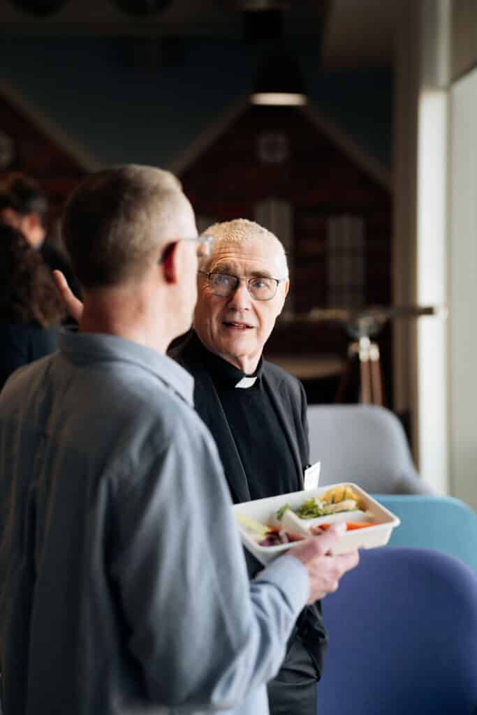 Conversation with a delegate at at our ChaplaincyPlus Annual Gathering